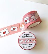Load image into Gallery viewer, Bunny Mail 30mm Washi Tape
