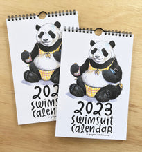 Load image into Gallery viewer, IMPERFECT/SECONDS QUALITY 2023 Swimsuit Animals Watercolor Wall Calendar
