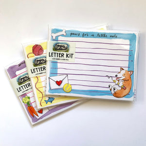 Corgi Letter Writing Kit Dog Stationery Set Snail Mail Kit