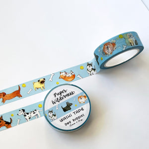 Dog Buddies 15mm Washi Tape