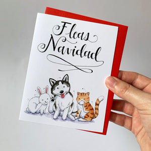 Fleas Navidad Christmas Card