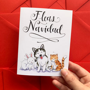 Fleas Navidad Christmas Card