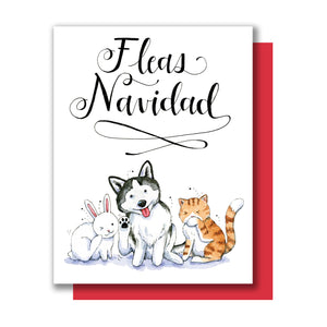 Fleas Navidad Christmas Card
