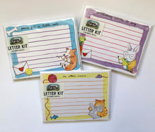 Load image into Gallery viewer, Cat Letter Writing Kit Stationery Set Snail Mail Kit
