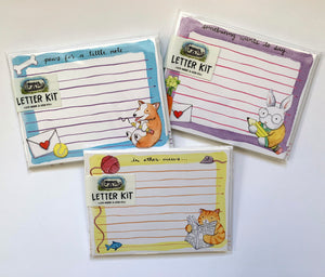 Cat Letter Writing Kit Stationery Set Snail Mail Kit