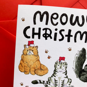 Meowy Christmas Card