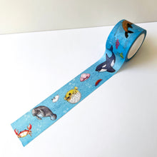 Load image into Gallery viewer, Ocean Friends 30mm Washi Tape
