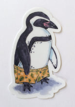 Load image into Gallery viewer, Penguin Vinyl Die Cut Weatherproof Sticker
