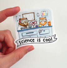 Load image into Gallery viewer, Science Is Cool Vinyl Die Cut Weatherproof Sticker
