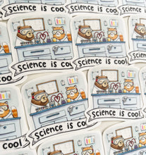 Load image into Gallery viewer, Science Is Cool Vinyl Die Cut Weatherproof Sticker
