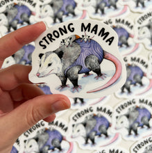 Load image into Gallery viewer, Strong Mama Possum Vinyl Die Cut Weatherproof Sticker
