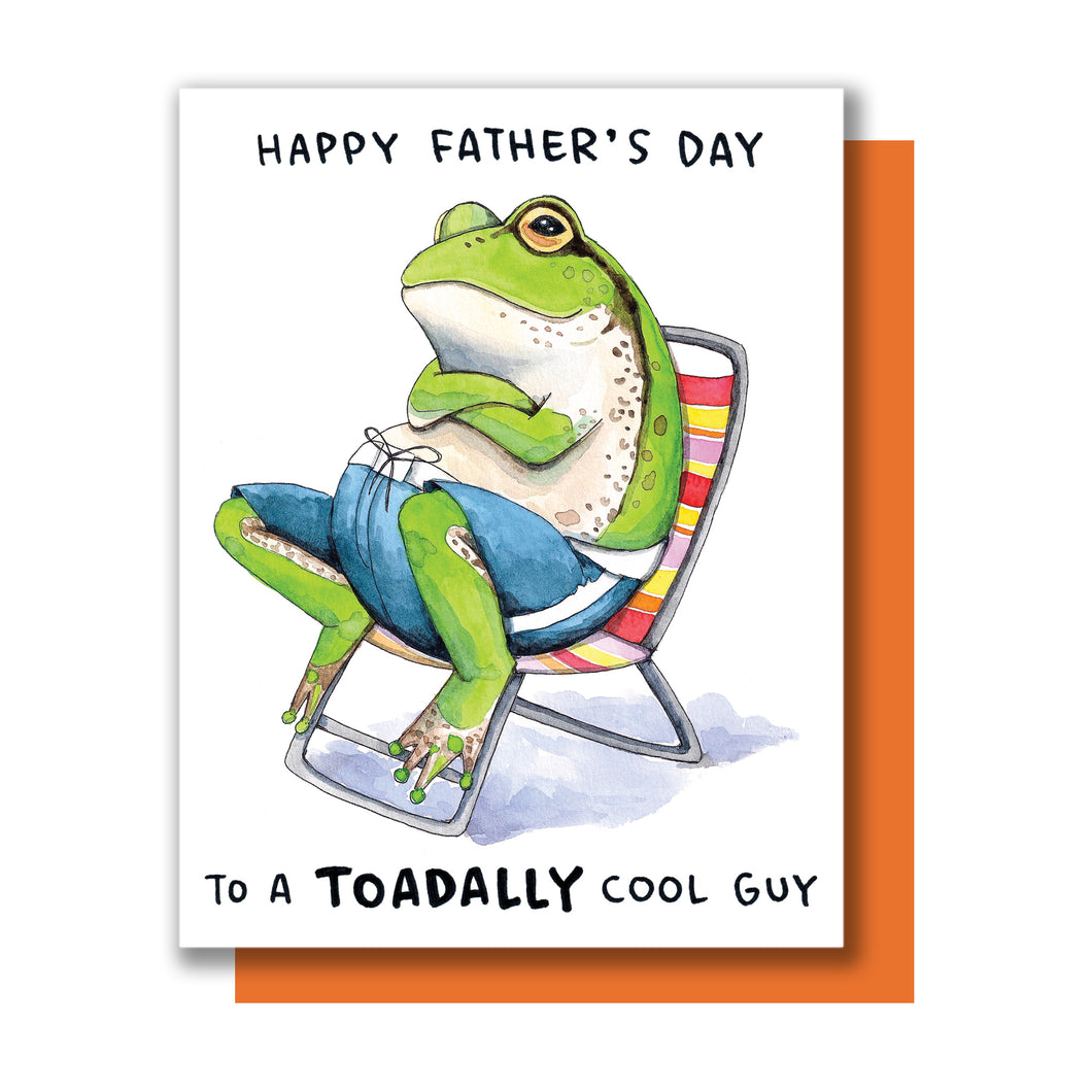 Toadally Cool Guy Father's Day Card