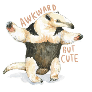 Awkward But Cute Tamandua Vinyl Die Cut Weatherproof Sticker