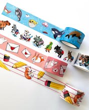 Load image into Gallery viewer, Ocean Friends 30mm Washi Tape
