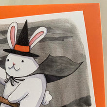 Load image into Gallery viewer, Sup Witches Halloween Bunny Card
