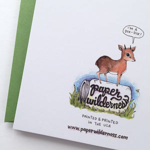 Sending An Unsolicited Dik-Dik Pic Text Message Love Card
