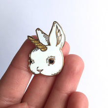 Load image into Gallery viewer, Bunicorn Bunny Unicorn Hard Enamel Pin
