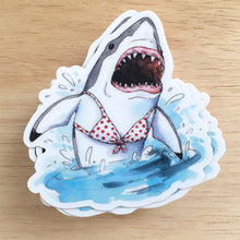 Load image into Gallery viewer, Shark Vinyl Die Cut Weatherproof Sticker
