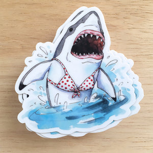 Shark Vinyl Die Cut Weatherproof Sticker