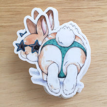 Load image into Gallery viewer, Bunny Butt Vinyl Die Cut Weatherproof Sticker
