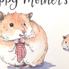 Load image into Gallery viewer, Happy Mother&#39;s Day Hamster and Baby Eat Your Young Card
