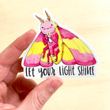Load image into Gallery viewer, Cute Moth Vinyl Die Cut Weatherproof Sticker
