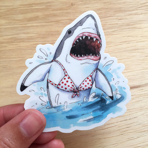 Shark Vinyl Die Cut Weatherproof Sticker