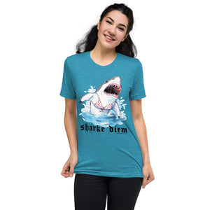 Sharke Diem short sleeve tri-blend t-shirt